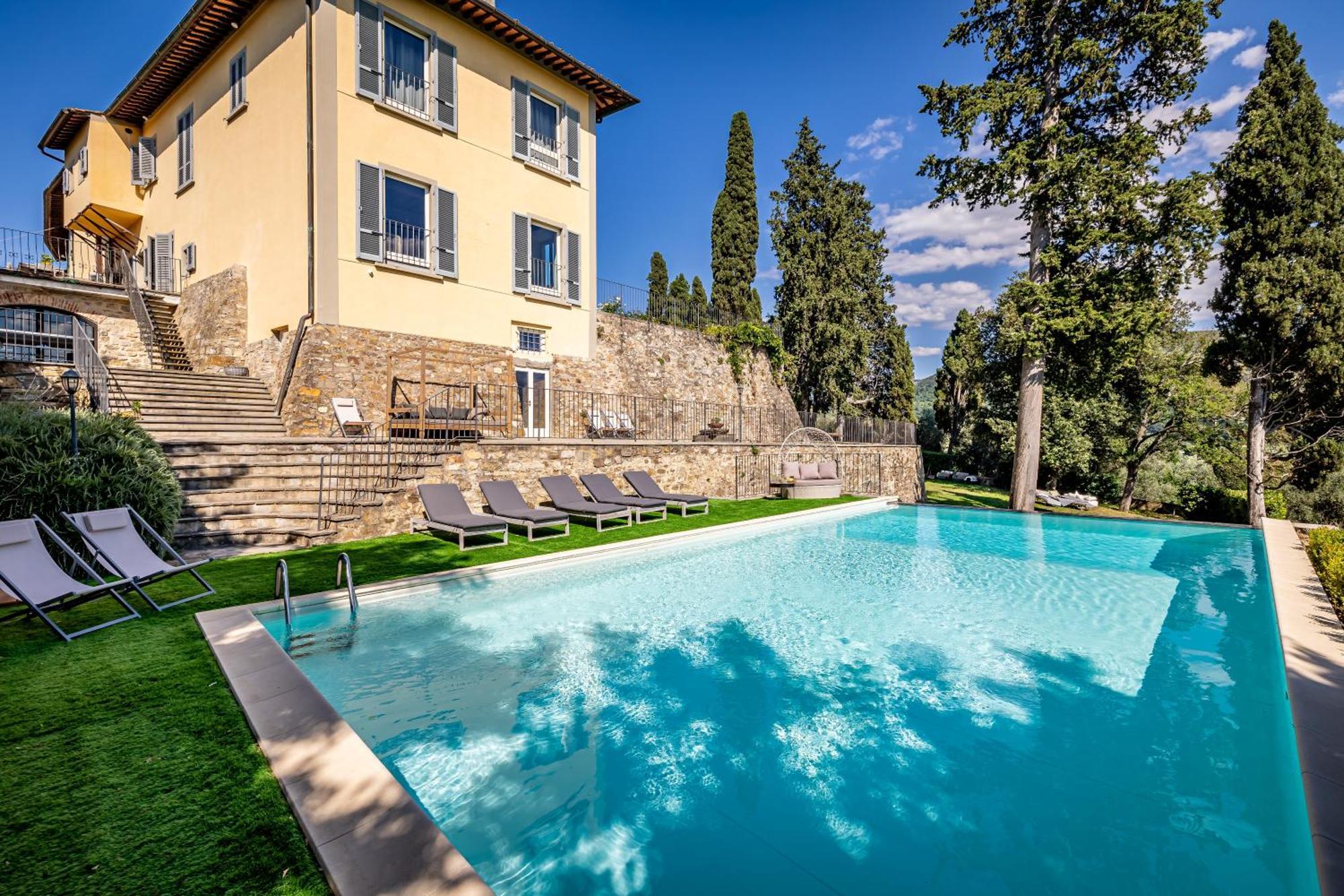 Luxury Villa Tolomei Gucci With Spa San Jacopo al Girone Εξωτερικό φωτογραφία